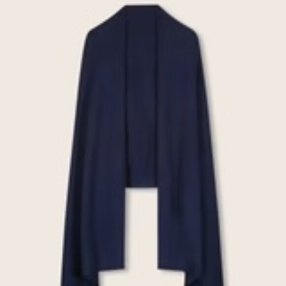 Sofia Cashmere Sweaters - Voyage Cashmere Travel Wrap – Navy